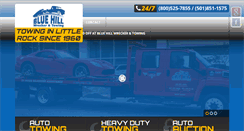 Desktop Screenshot of bluehillwrecker.com